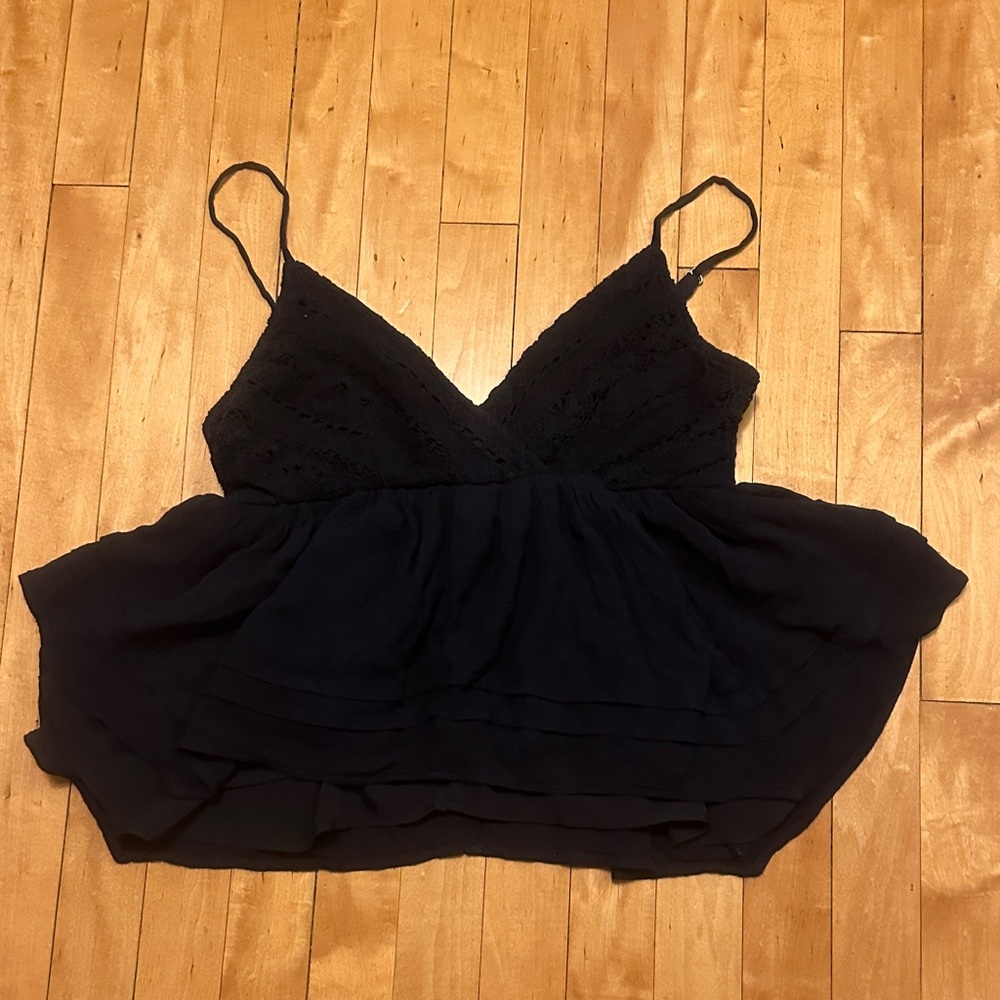 Hollister Navy Top